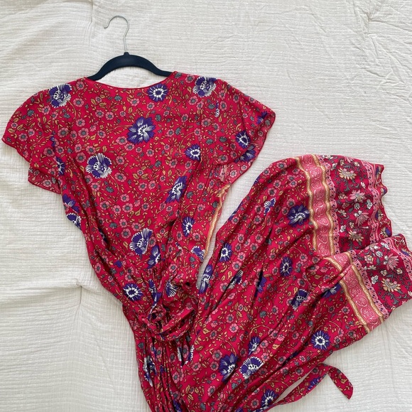 Long Wrap Dress size small - Picture 3 of 3